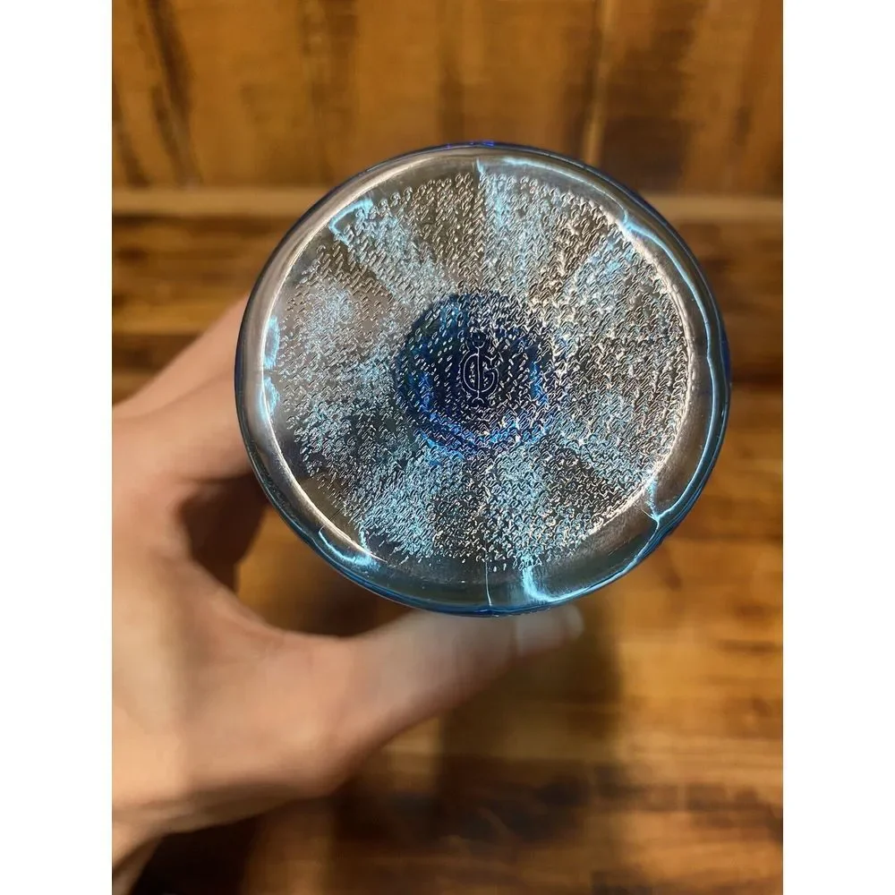 Vintage Imperial Glass Royal Blue Mini Eagle Wine Goblet 4